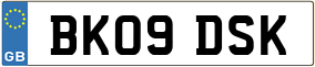 Truck License Plate